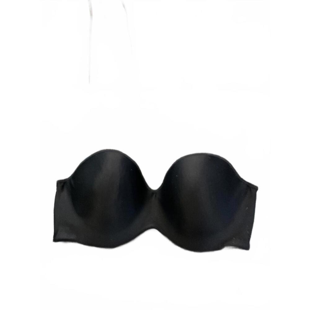 Lilyette Black Strapless Bra Size 38C